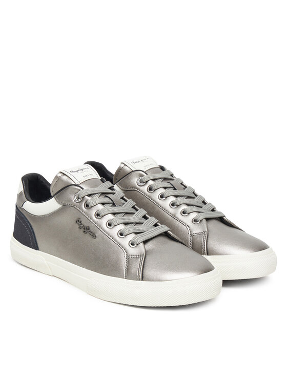 Pepe Jeans Снікерcи Pepe Jeans Kenton Glam W PLS300005 Срібний