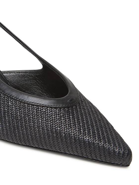 Max Mara Aukštakulniai Max Mara Strawpump 2514521312600 Juoda
