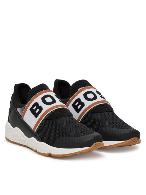 BOSS Sneakersy BOSS J51645 S Čierna