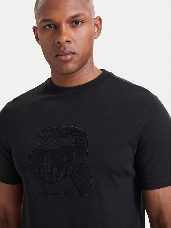 KARL LAGERFELD KARL LAGERFELD Camiseta 755071 564250 Negro Regular Fit