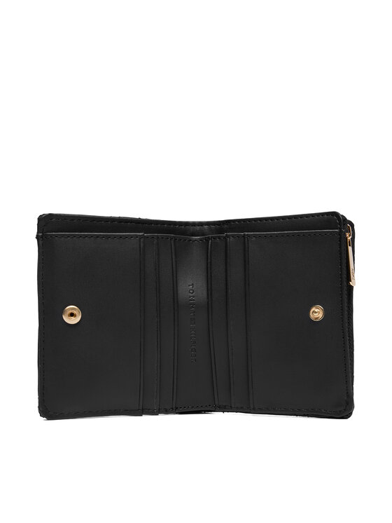 Tommy Hilfiger Portofel Tommy Hilfiger Th Feminine Bifold AW0AW18701 Negru