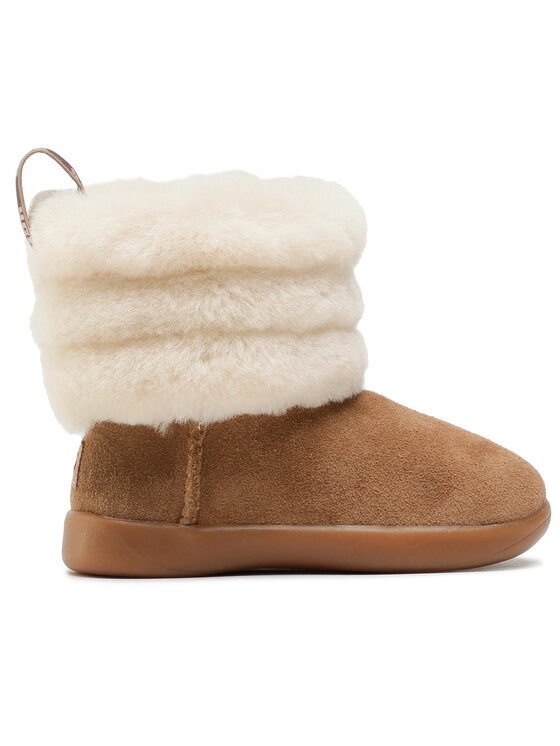 Ugg Čižmy Ugg T Mini Quilted Fluff 1110704T Hnedá