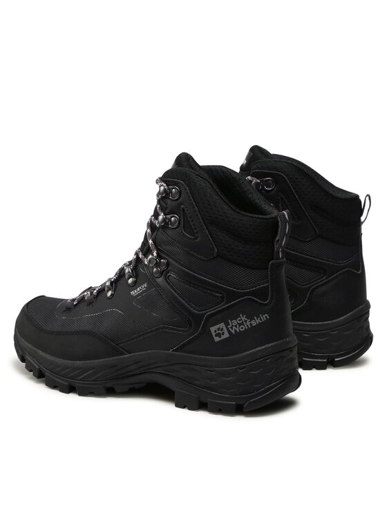Jack Wolfskin Turistiniai batai Jack Wolfskin Rebellion Guide Texapore Mid M 4053791 Juoda