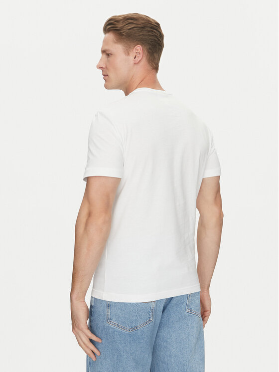 Calvin Klein Calvin Klein T-shirt Linear Ombre K10K114163 Bianco Regular Fit