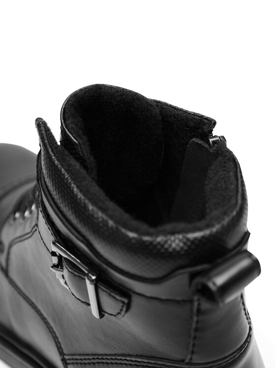 Lanetti Šnurovacia obuv Lanetti CEO-BENGAL-03 MBS Čierna
