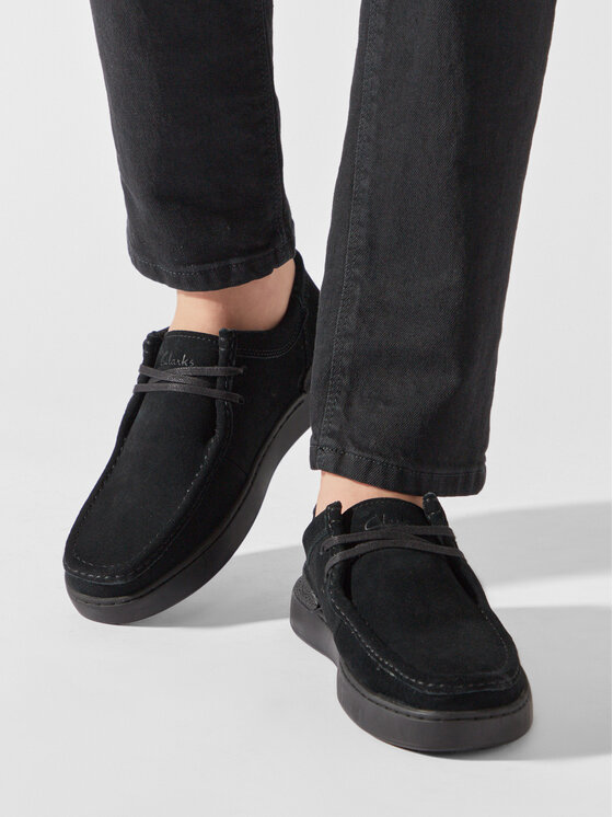 Clarks Poltopánky Clarks Court Lite Wally 261667967 Čierna