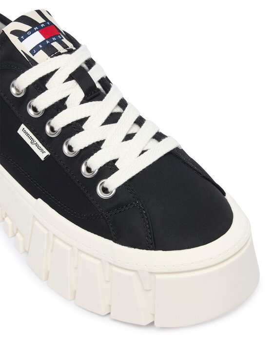Tommy Jeans Sneakersy Tommy Jeans Tj Platform Sneaker Zebra EN0EN03070 Čierna