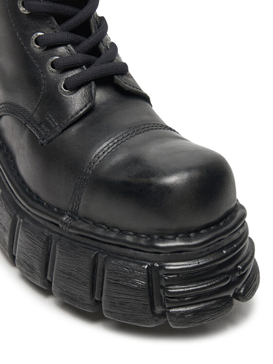 NEW ROCK Šņorzābaki NEW ROCK M-NEWMILI083-S39 Melns