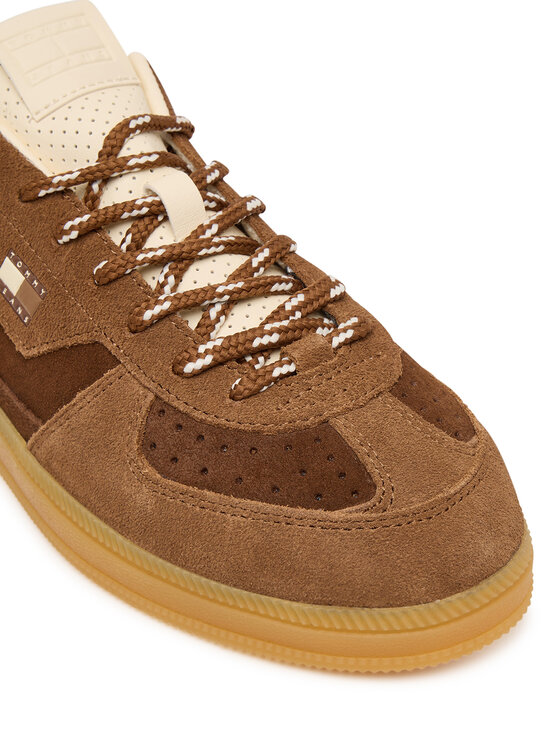 Tommy Jeans Laisvalaikio batai Tommy Jeans Mu The Greenwich Edge Suede EN0EN03050 Ruda