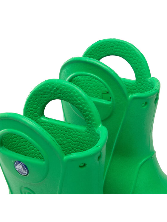 Crocs Гумени ботуши Crocs Handle It Rain Boot Kids 12803 Зелен