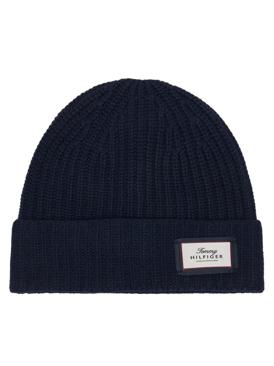 Tommy Hilfiger Čiapka Tommy Hilfiger AM0AM14526 Tmavomodrá