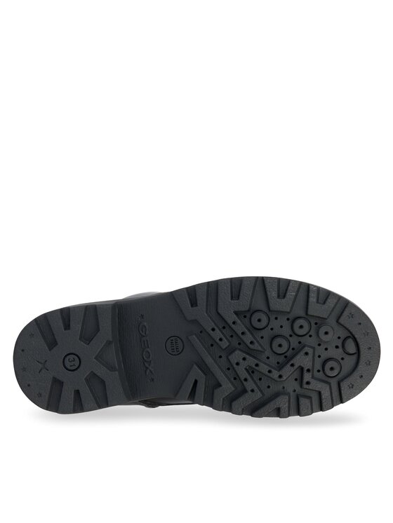 Geox Trapper stila apavi Geox J Casey Girl J2620D 000BC C9240 M Melns
