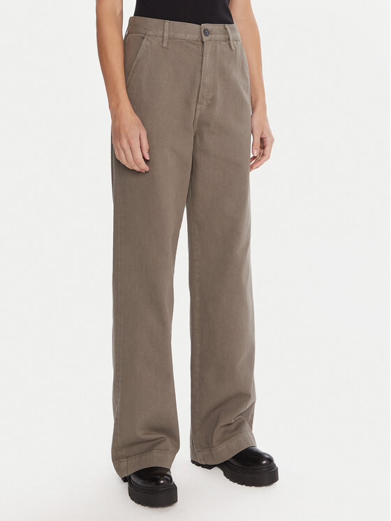 G-STAR G-Star Raw Штани з тканини Deck 2.0 D26432-E078 Зелений Wide Leg