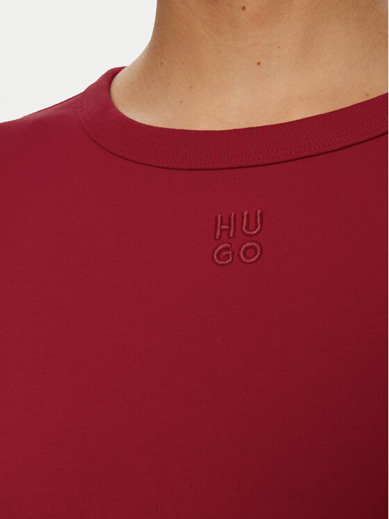 HUGO HUGO T-shirt Deloris 50512002 Rosso Regular Fit
