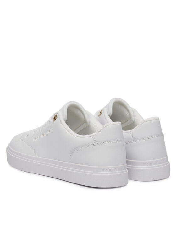 Tommy Hilfiger Sneakers Tommy Hilfiger Th Feminine Cupsole Leather FW0FW09105 Bianco