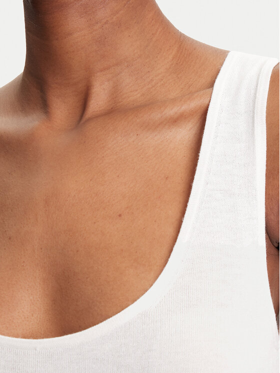 Calvin Klein Calvin Klein Τοπ LV044C345G Εκρού Regular Fit