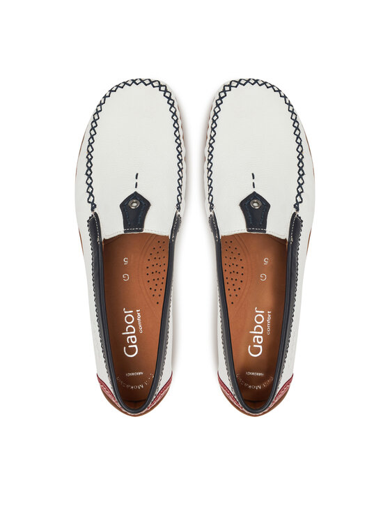 Gabor Mokasíny Gabor 66.090.69 Bílá