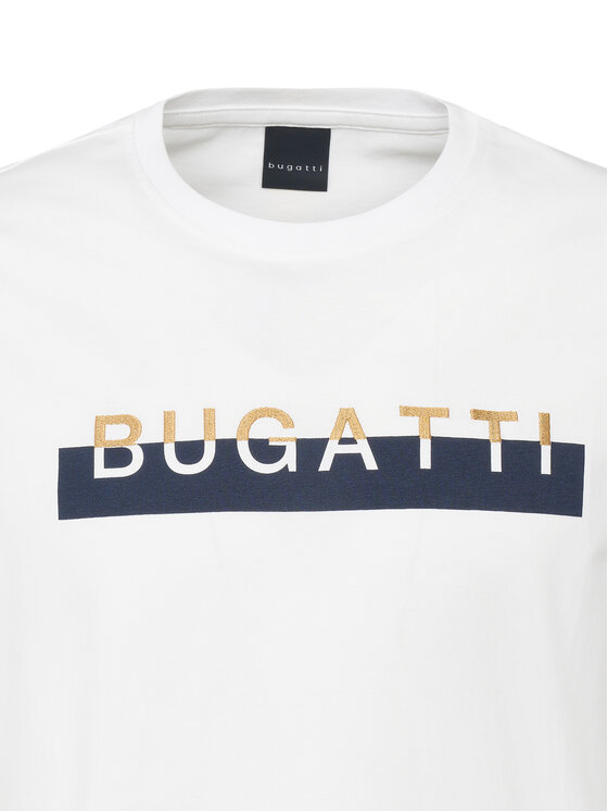 Bugatti Bugatti Camiseta 8350-75043C Blanco Regular Fit