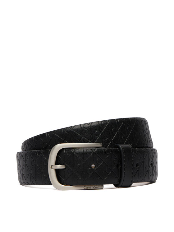 Calvin Klein Колан Calvin Klein Casual Pin Buckle Aop 32Mm Fixed LV04D7074G Черен