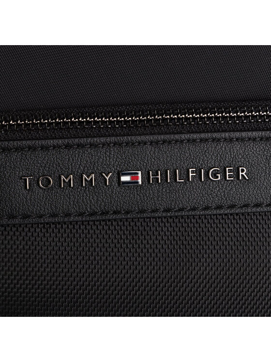 Tommy Hilfiger Torba na laptopa Tommy Hilfiger Elevated Nylon Workbag AM0AM05024 Czarny