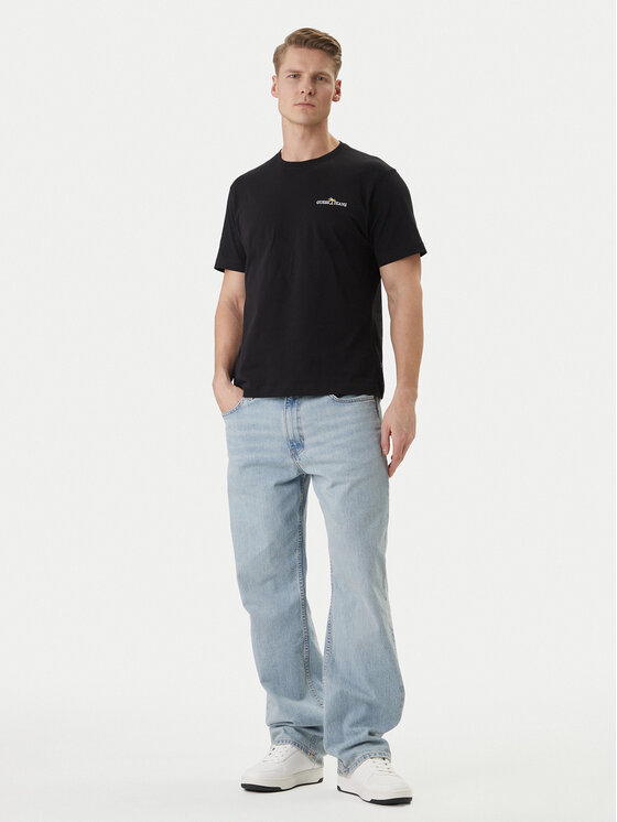 Guess Jeans Guess Jeans Футболка M6GIB7 K8HM0 Чорний Regular Fit