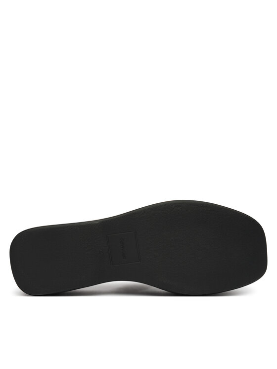 Calvin Klein Papucs Calvin Klein Flatform Sndl Webbing HW0HW02878 Fekete