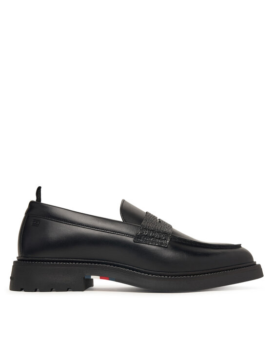 Tommy Hilfiger Loafers Tommy Hilfiger Corporate Casual FM0FM05968 Čierna