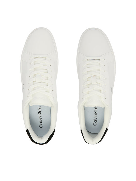 Calvin Klein Sneakersy Calvin Klein Classic Cupsole Laceup Lth YM0YM01435 Biały