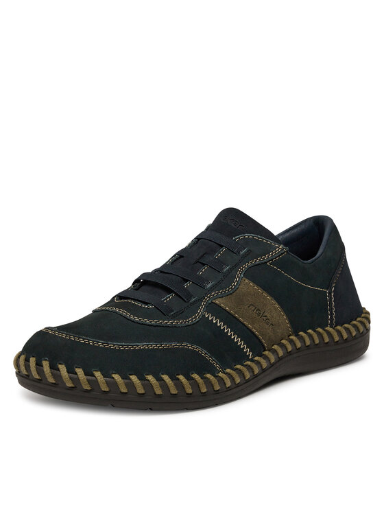 Rieker Pantofi Rieker B2468-14 Bleumarin