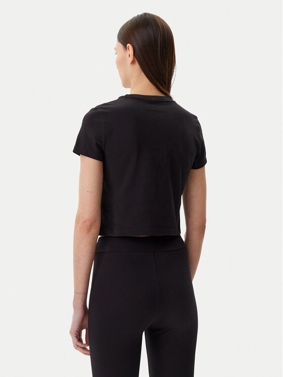 Puma Puma Футболка Ess Cut-Out 631164 Чорний Slim Fit