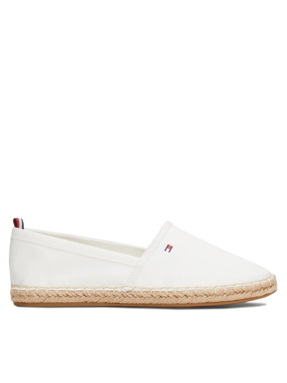 Tommy Hilfiger Alpargatas Tommy Hilfiger Basic Tommy Flat Espadrille FW0FW06497 Écru