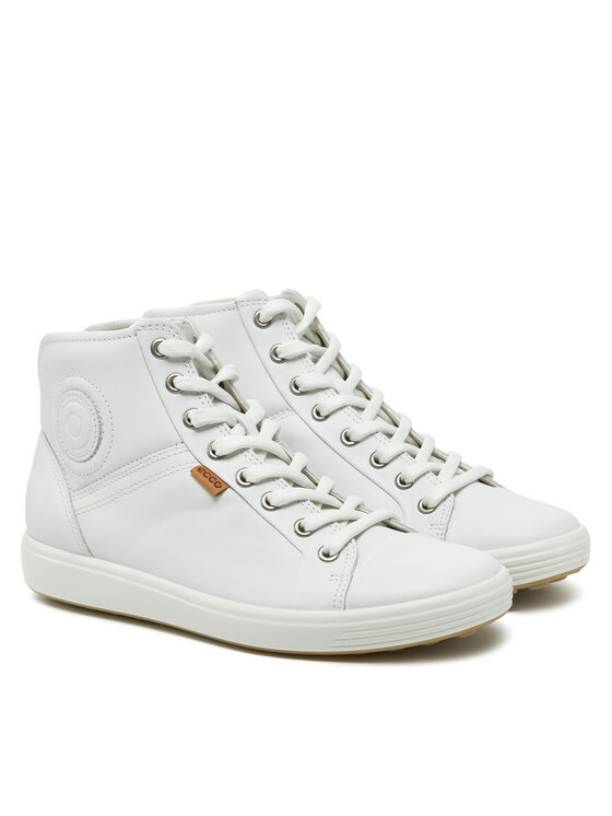 ECCO Sneakersy ECCO Soft 7 Ladies 430023 01007 Biela