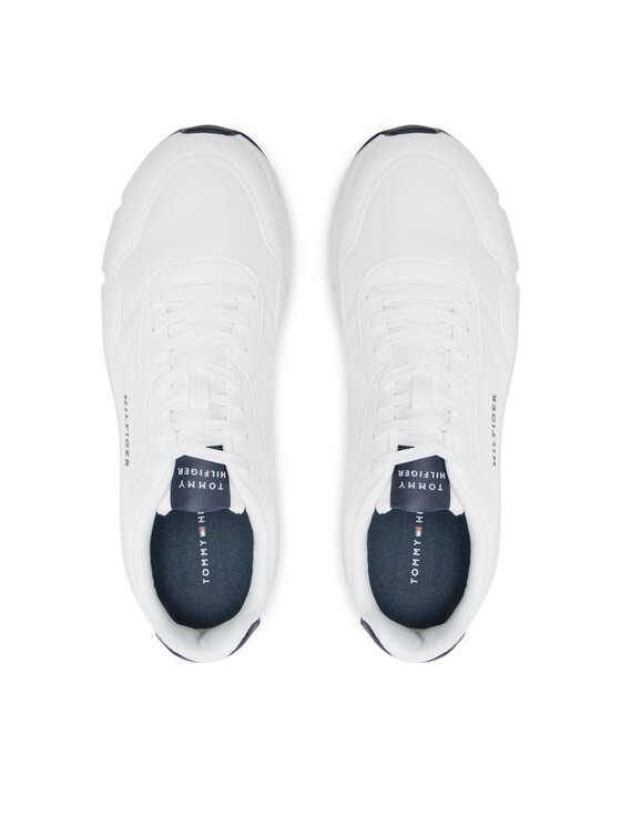 Tommy Hilfiger Sneakers Tommy Hilfiger Faston Mix Ess FM0FM05141 Bianco