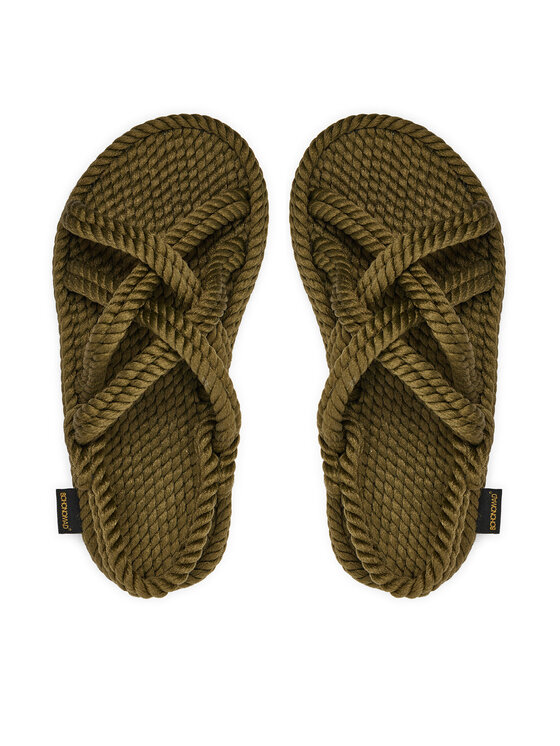 Bohonomad Sandále Bohonomad Bodrum BOD.0011.WRS Zelená