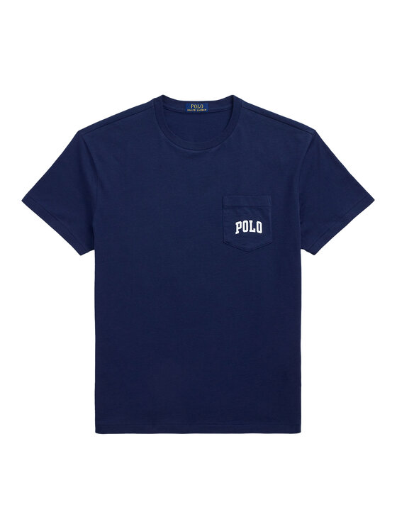 Polo Ralph Lauren Polo Ralph Lauren Футболка 710974585001 Cиній Custom Slim Fit