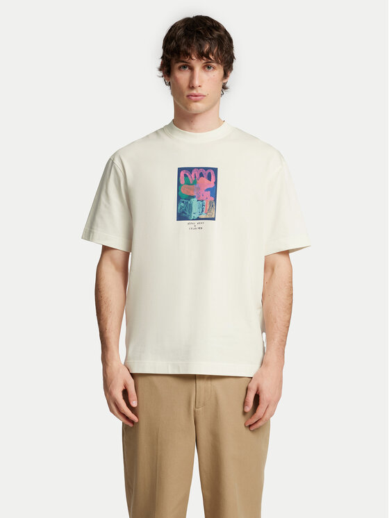 Selected Homme Selected Homme Majica Will 16097225 Écru Relaxed Fit