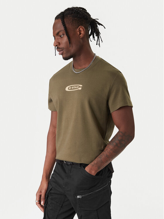 G-Star Raw G-Star Raw Camiseta Old Skool D25967-C812 Verde Regular Fit