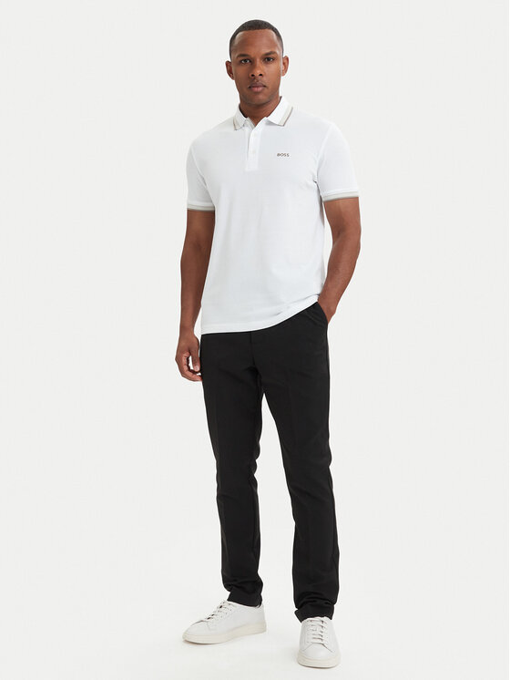 BOSS BOSS Polo Paddy 50469055 Blanco Regular Fit