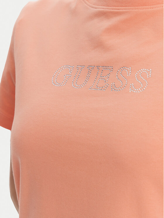 Guess Guess Футболка V3BI11 J1314 Оранжевий Regular Fit