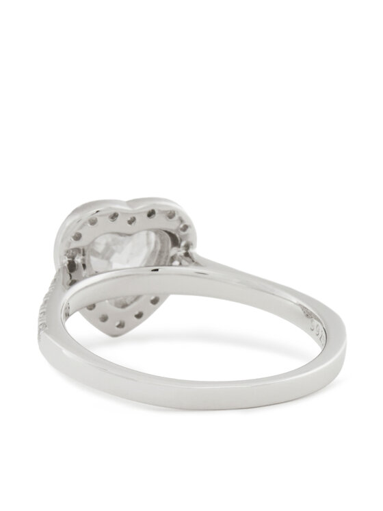 ICED STUFF Кільце ICED STUFF Heart Gem Біле золото