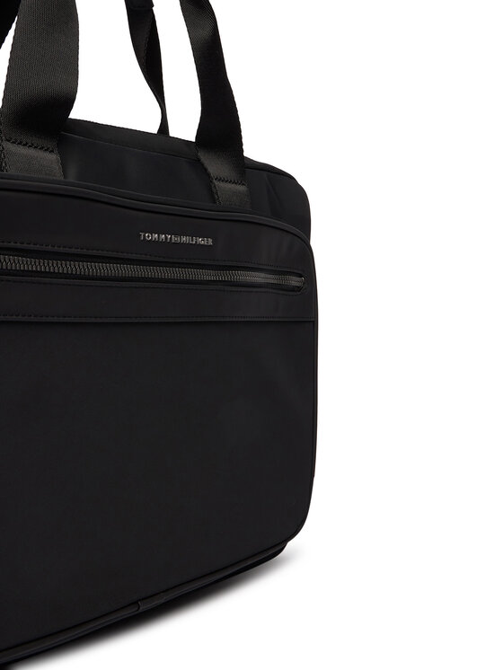 Tommy Hilfiger Porta PC Tommy Hilfiger Th Repreve Computer Bag AM0AM14149 Nero