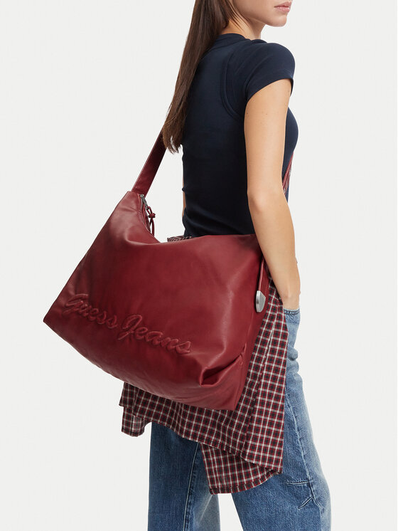 Guess Jeans Geantă Guess Jeans CEO-GUESS-XC-007-10 Roșu închis