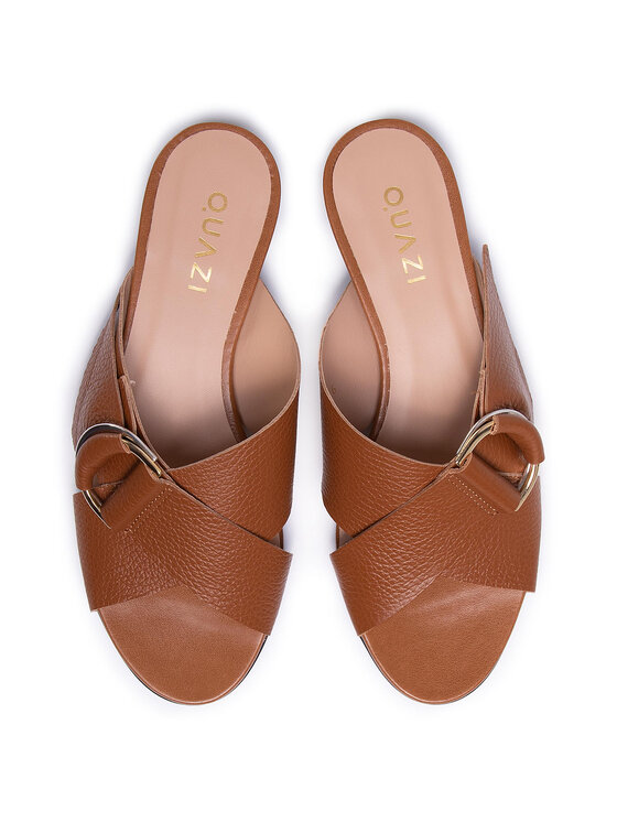 QUAZI Šľapky QUAZI QZ-72-04-000762 Hnedá