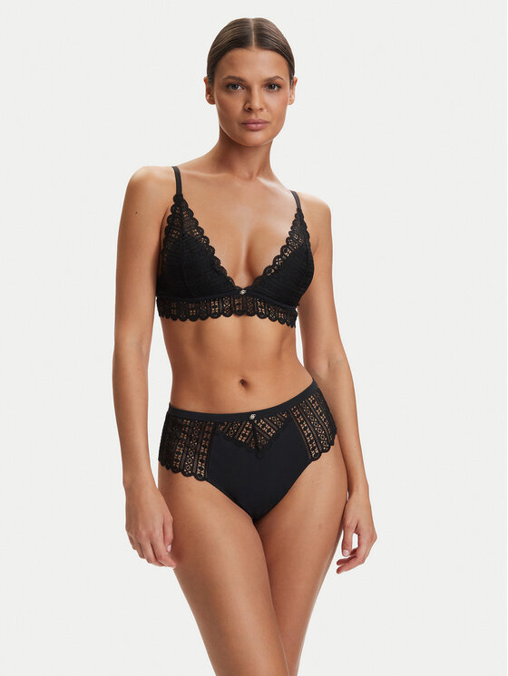 BOSS BOSS Tangas Guipure 50561143 Negro