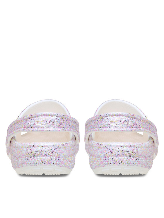 Crocs Шльопанці Crocs Classic Fantasy Glitter Clog K 212561 Білий