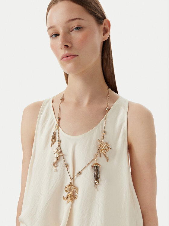 Weekend Max Mara Naszyjnik Weekend Max Mara 2615751075650 Złoty
