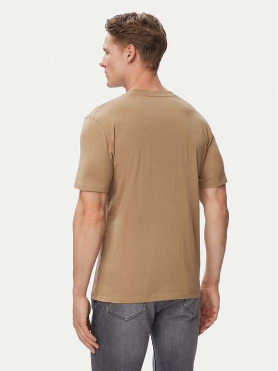 HUGO HUGO Футболка Dulivio 50467556 Бежевий Regular Fit