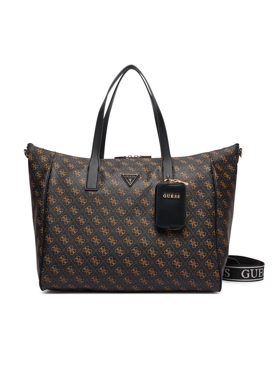 Guess Дамска чанта Guess Latona TWHQ92 11017 Тъмнокафяв