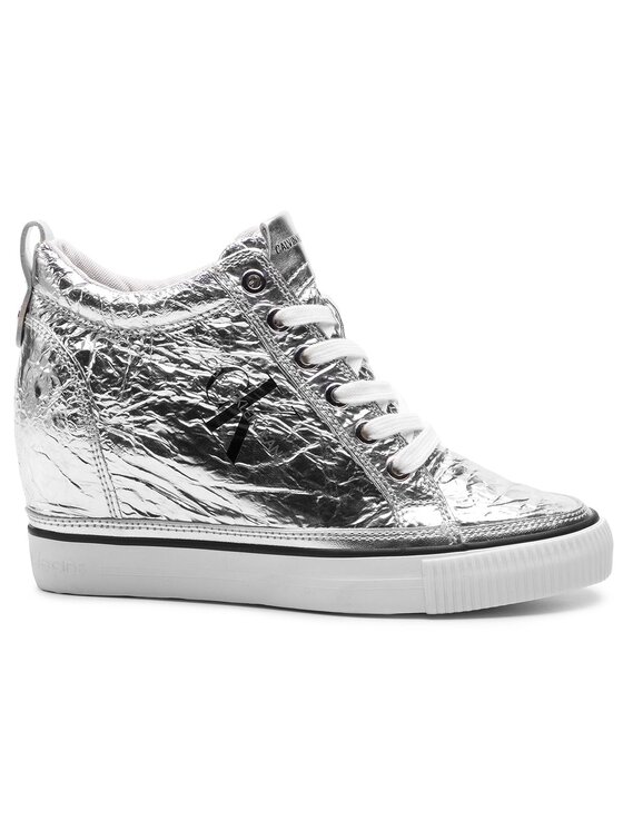 Calvin Klein Jeans Sneakersy Calvin Klein Jeans Ritzy RE9850 Srebrny