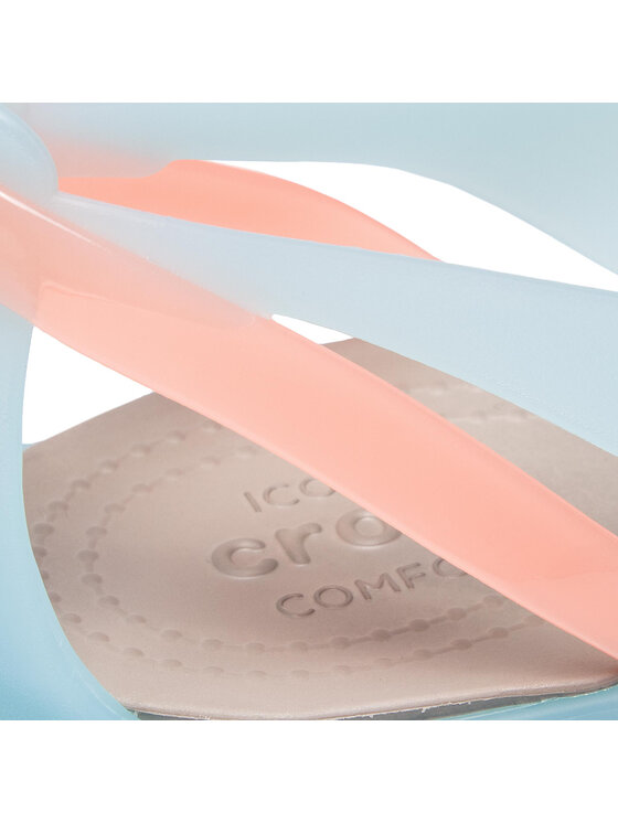 Sandály Crocs Isabella Huarache Flat 204912 Modrá